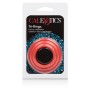 CALEXOTICS SET TRES ANILLAS ERECCIoN ROJO