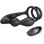 PRETTY LOVE MARSHALL ANILLO PARA PENE PLUG ANAL VIBRATORIO CONTROL REMOTO