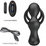 PRETTY LOVE MARSHALL ANILLO PARA PENE PLUG ANAL VIBRATORIO CONTROL REMOTO