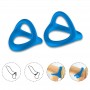 ARMONY TRESOR ANILLO DOBLE SILICONA AZUL