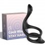 ARMONY TAIL ANILLO DOBLE ANAL NEGRO