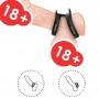 ARMONY DUALRING ANILLO DOBLE ELaSTICO NEGRO