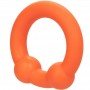 CALEXOTICS ALPHA ANILLO DOBLE BOLA NARANJA