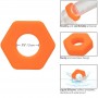 CALEXOTICS ALPHA ANILLO PROLONG SEXGONO NARANJA