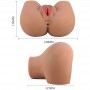 CRAZY BULL MILA TRASERO VIBRADOR CON VAGINA Y ANO REALiSTICO CONTROL REMOTO