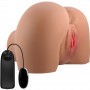 CRAZY BULL MILA TRASERO VIBRADOR CON VAGINA Y ANO REALiSTICO CONTROL REMOTO