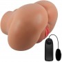 CRAZY BULL LUNA TRASERO VIBRADOR CON VAGINA Y ANO REALiSTICO CONTROL REMOTO