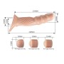 PRETTY LOVE FUNDA PARA PENE TEXTURIZADA CON EXTENSORES