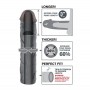 FANTASY X TENSIONS MEGA 3 EXTENSIoN NEGRO PARA EL PENE