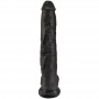 KING COCK PENE REALiSTICO CON TESTiCULOS 305 CM NEGRO