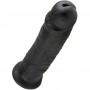 KING COCK PENE NEGRO 25 CM