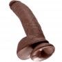KING COCK 9 PENE REALiSTICO MARRoN 229 CM