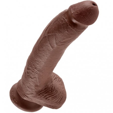 KING COCK 9 PENE REALiSTICO MARRoN 229 CM