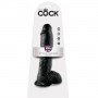 KING COCK PENE REALISTICO NEGRO 254 CM