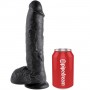 KING COCK PENE REALISTICO NEGRO 254 CM