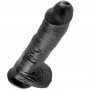 KING COCK PENE REALISTICO NEGRO 254 CM