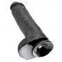 KING COCK PENE REALISTICO NEGRO 28 CM