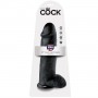 KING COCK PENE REALISTICO NEGRO 3048 CM