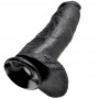 KING COCK PENE REALISTICO NEGRO 3048 CM