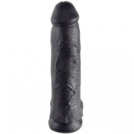 KING COCK PENE REALISTICO NEGRO 3048 CM