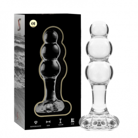 NEBULA SERIES BY IBIZA MODELO 1 PLUG CRISTAL TRANSPARENTE 105 CM O 3 CM