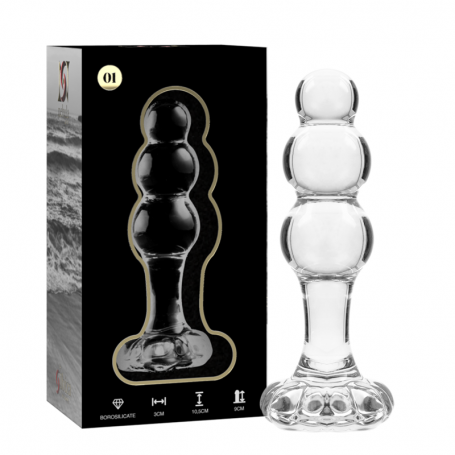 NEBULA SERIES BY IBIZA MODELO 1 PLUG CRISTAL TRANSPARENTE 105 CM O 3 CM