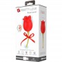 PRETTY LOVE ROSE LOVER ROSA ESTIMULADORA DE CLiTORIS 12 VIBRACIONES ROJO