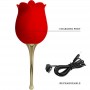 PRETTY LOVE ROSE LOVER ROSA ESTIMULADORA DE CLiTORIS 12 VIBRACIONES ROJO