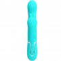 PRETTY LOVE CAMMY TRIPLE VIBRADOR RABBIT MULTIFUNCIoN 4 EN 1 AZUL