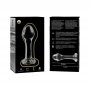 NEBULA SERIES BY IBIZA MODELO 2 PLUG CRISTAL TRANSPARENTE 11 CM O 35 CM