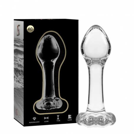 NEBULA SERIES BY IBIZA MODELO 2 PLUG CRISTAL TRANSPARENTE 11 CM O 35 CM