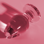 NEBULA SERIES BY IBIZA MODELO 3 PLUG CRISTAL ROSA 11 CM O 5 CM