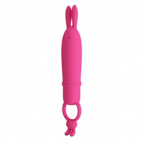 PRETTY LOVE DELIA VIBRADOR RABBIT CON ANILLO DE SUJECIoN