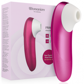 WOMANIZER PRO VIBRANT ESTIMULADOR DE CLiTORIS ROSA