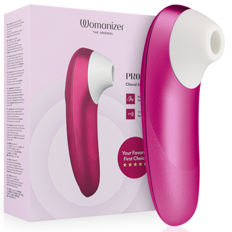 WOMANIZER PRO VIBRANT ESTIMULADOR DE CLiTORIS ROSA