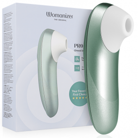 WOMANIZER PRO VIBRANT ESTIMULADOR DE CLiTORIS VERDE SALVIA
