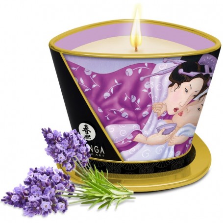 SHUNGA VELA DE MASAJE LAVANDA 170 ML