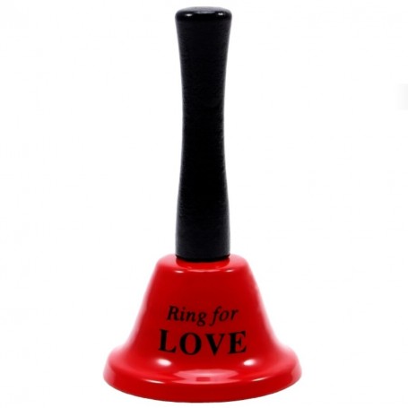 DIABLO PICANTE CAMPANA DE MANO RING FOR LOVE COLOR ROJO