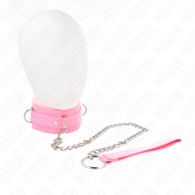 KINK COLLAR CON CORREA 65 CM CON RESTRICCIONES ROSA AJUSTABLE 36 42 CM X 55 CM