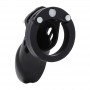 HIDDEN DESIRE EXTREME JAULA DE CASTIDAD SILICONA TALLA L NEGRO