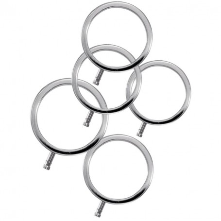 ELECTRASTIM ELECTRARINGS ANILLOS METaLICOS PARA EL PENE PACK 5