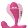 INTENSE SHELLY DUO ANAL PERINEO VAGINAL CLITORIS REMOTO ROSA