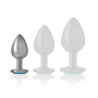 INTENSE PLUG ANAL METAL ALUMINIO CORAZoN AZUL TALLA S