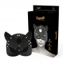 COQUETTE CHIC DESIRE MaSCARA CUERO VEGANO CON OREJAS DE GATO