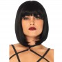 LEG AVENUE PELUCA CORTA DE CORTE BOB NATURAL NEGRO