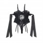 SUBBLIME 955496 BODY DE ENCAJE CON LAZOS Y LIGAS NEGRO S M