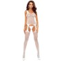 PASSION BS122 BODYSTOCKING ABIERTO BLANCO