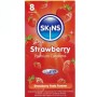 SKINS PRESERVATIVOS PREMIUM SABOR FRESA PACK 8