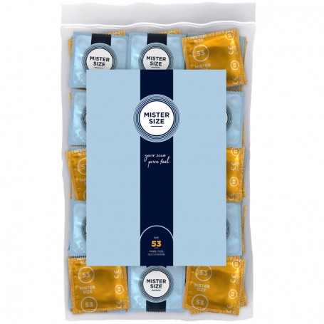 MISTER SIZE PRESERVATIVOS TALLA M 53 MM 100 UNIDADES