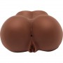 ACT BIG ASS MASTURBADOR REALISTA CON VIBRADOR MARRoN